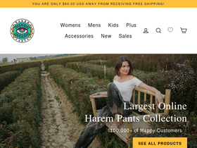 'harempants.com' screenshot