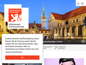'braunschweig.de' screenshot