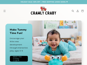 Crawlycraby homepage screenshot