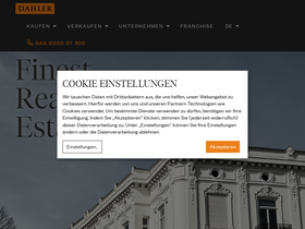 'dahlercompany.com' screenshot