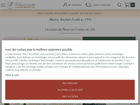 'francefleurs.com' screenshot