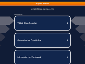 'christian-schou.dk' screenshot