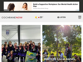 'cochranenow.com' screenshot