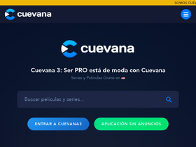 'cuevana.pro' screenshot