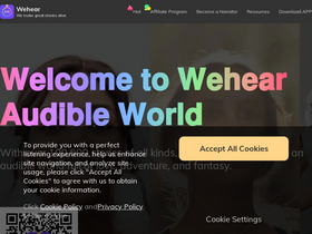 'wehearfm.com' screenshot