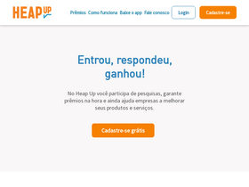 'heapup.com.br' screenshot