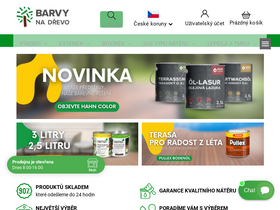 'barvy-na-drevo.cz' screenshot