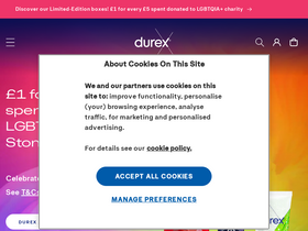 'durex.co.uk' screenshot