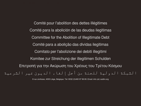 'cadtm.org' screenshot