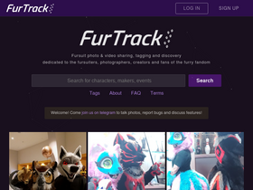 'furtrack.com' screenshot