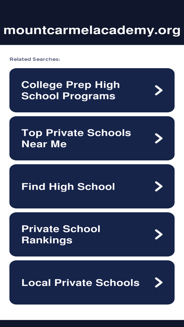 mountcarmelacademy.org