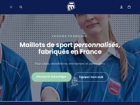 maillotfrancais.fr homepage screenshot