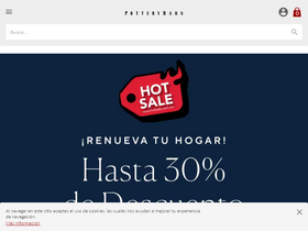 'potterybarn.com.mx' screenshot