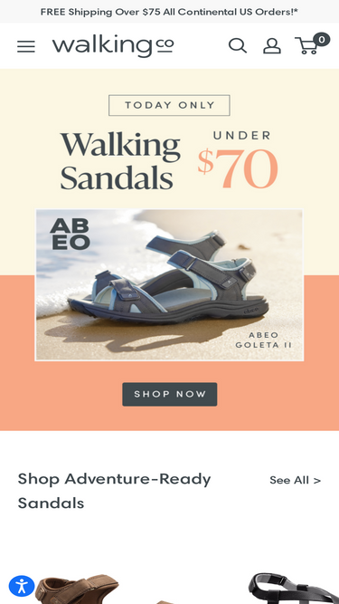 The walking company hot sale free shipping