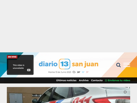 'canal13sanjuan.com' screenshot