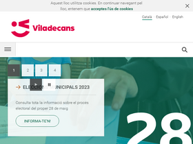 'viladecans.cat' screenshot
