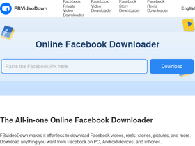 'fbvideodown.com' screenshot