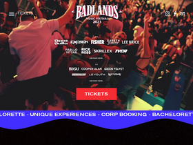 'badlandsmusicfest.com' screenshot