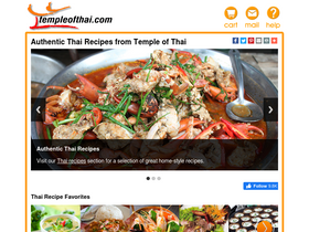 'templeofthai.com' screenshot