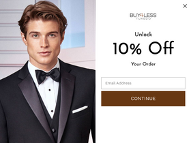 'buy4lesstuxedo.com' screenshot