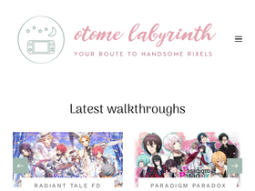 'otomelabyrinth.com' screenshot