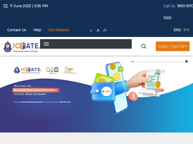 'icegate.gov.in' screenshot
