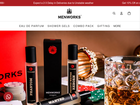 Menworks® website screenshot