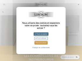 'liberon.fr' screenshot