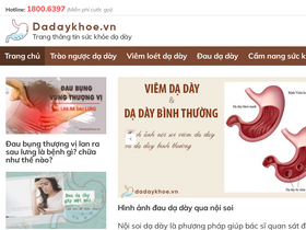 'dadaykhoe.vn' screenshot