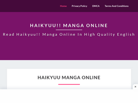 'haikyuumanga.online' screenshot