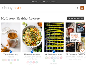 'skinnytaste.com' screenshot