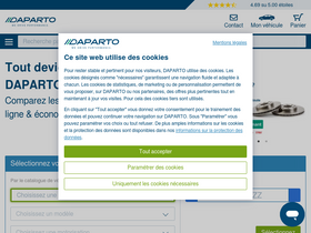 'daparto.fr' screenshot