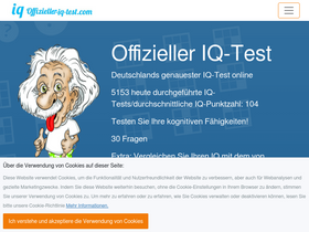 'offizieller-iq-test.com' screenshot