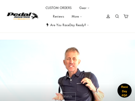 pedalindustries.com homepage screenshot