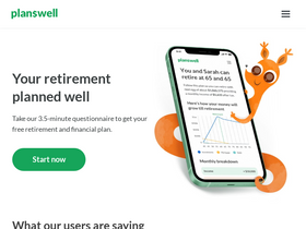 'planswell.com' screenshot