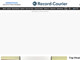 'record-courier.com' screenshot