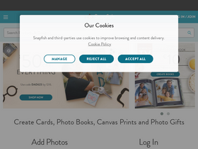 'snapfish.ie' screenshot