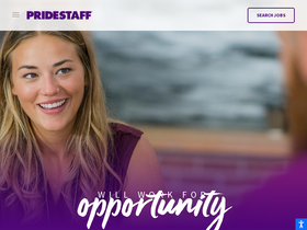 'pridestaff.com' screenshot
