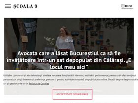'scoala9.ro' screenshot