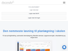 'docendo.dk' screenshot