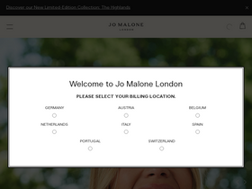 'jomalone.eu' screenshot