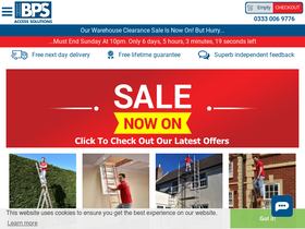 'laddersandscaffoldtowers.co.uk' screenshot