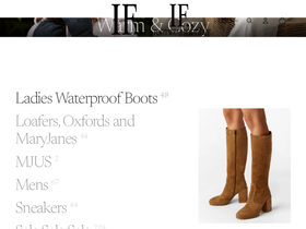 iffootwear.com homepage screenshot