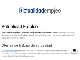 'actualidadempleo.es' screenshot