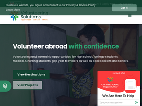 'volunteeringsolutions.com' screenshot