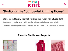 'studioknitsf.com' screenshot