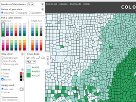 'colorbrewer2.org' screenshot