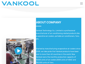 'vankool.com' screenshot