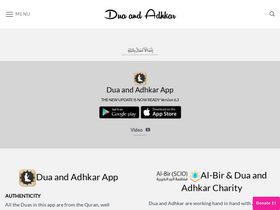 'duaandazkar.com' screenshot