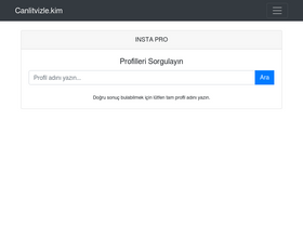 'canlitvizle.kim' screenshot